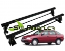 JOGO RACK DE TETO FORD ESCORT ZETEC 97/04 4P A&Ccedil;O PRETO