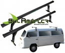 JOGO RACK DE TETO VW KOMBI 53/2012 (LINHA PESADA) A&Ccedil;O PRETO