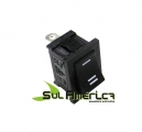 BOT&Atilde;O UNIVERSAL PRETO 2 EST&Aacute;GIOS 3POLOS P/ FAROL AUXILIAR E OUTROS