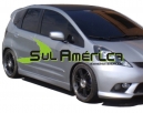 JOGO DE SPOILER LATERAL HONDA NEW FIT 09/12
