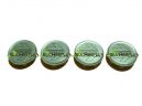 JOGO DE EMBLEMA DE RODA MOMO EM PRATA 58mm - 4P&Ccedil;&acute;s + GARRAS DE FIXA&Ccedil;&Atilde;O