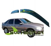 JOGO CALHA DE CHUVA FORD ESCORT ZETEC SEDAN / SW 97/04 4P.
