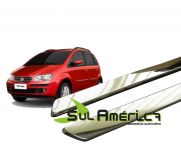 JOGO DE FRISO LATERAL FIAT IDEA 03/10 4P CROMADO