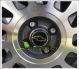 JG EMBLEMA DE RODA CHEVROLET EM PRETO 51mm - 4P&Ccedil;&acute;s + GARRAS DE FIXA&Ccedil;&Atilde;O