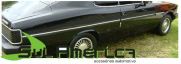 JOGO DE FRISO LATERAL GM OPALA COMODORO 2P PTO / CROMADO FINO