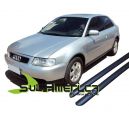 JOGO DE FRISO LATERAL AUDI A3 97/00 2P. PTO (4P&Ccedil;&acute;S)