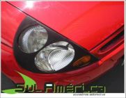 MASCARA NEGRA DE FAROL FORD KA 1&ordf;GERA&Ccedil;&Atilde;O 97/01