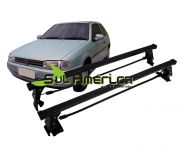 JOGO RACK DE TETO VW GOL / PARATI G2 95/98 2P A&Ccedil;O PRETO