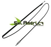 ANTENA FUNCIONAL FIAT UNO BLACK RETRATIL C/ PLUG - 1005mm