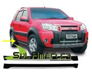 JOGO DE SPOILER LATERAL FORD ECOSPORT 03/11 XROAD PRETO/PRATA