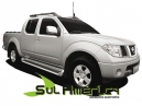 JOGO ESTRIBO PERSONALIZADO NISSAN FRONTIER CAB. DUPLA 08/12 4P PRATA (LD+LE)