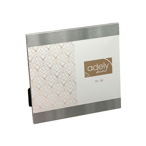 Imagem de Porta Retrato 13X18 Branco Escovado - Lumini - Adely Decor