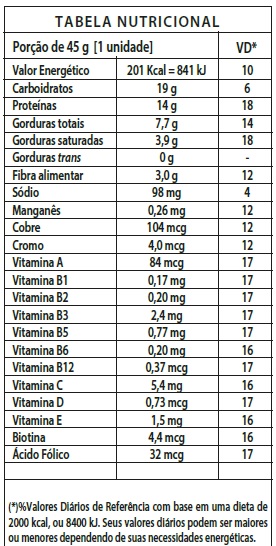 Resultado de imagem para crisp integralmedica tabela nutricional