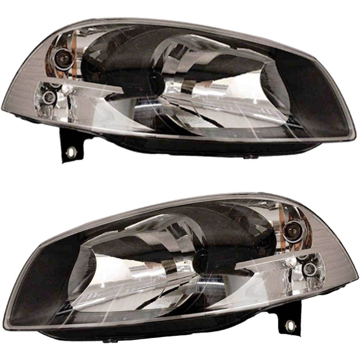 KIT FAROL PALIO SIENA 08 09 10 11 MASCARA NEGRA RETO LD+LE